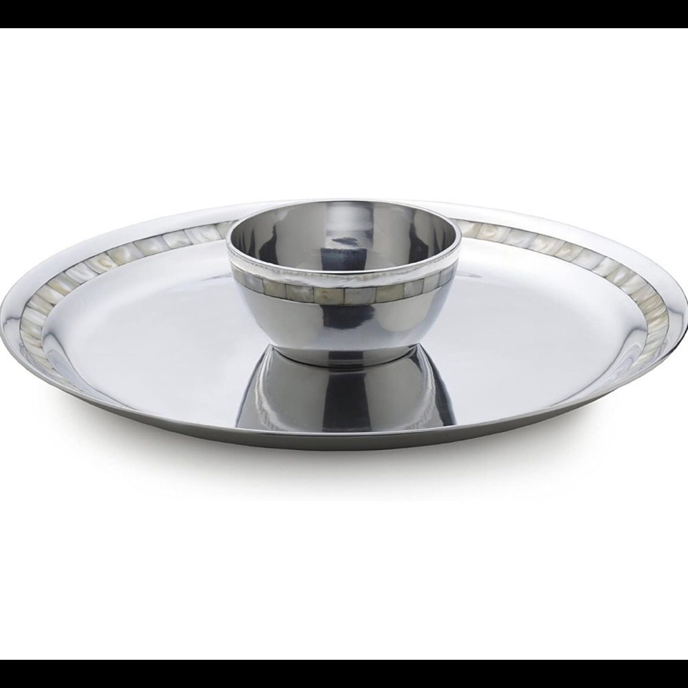 Mikasa Pearl Island Aluminum Chip-and-Dip